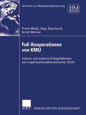 cover image of FuE-Kooperationen von KMU